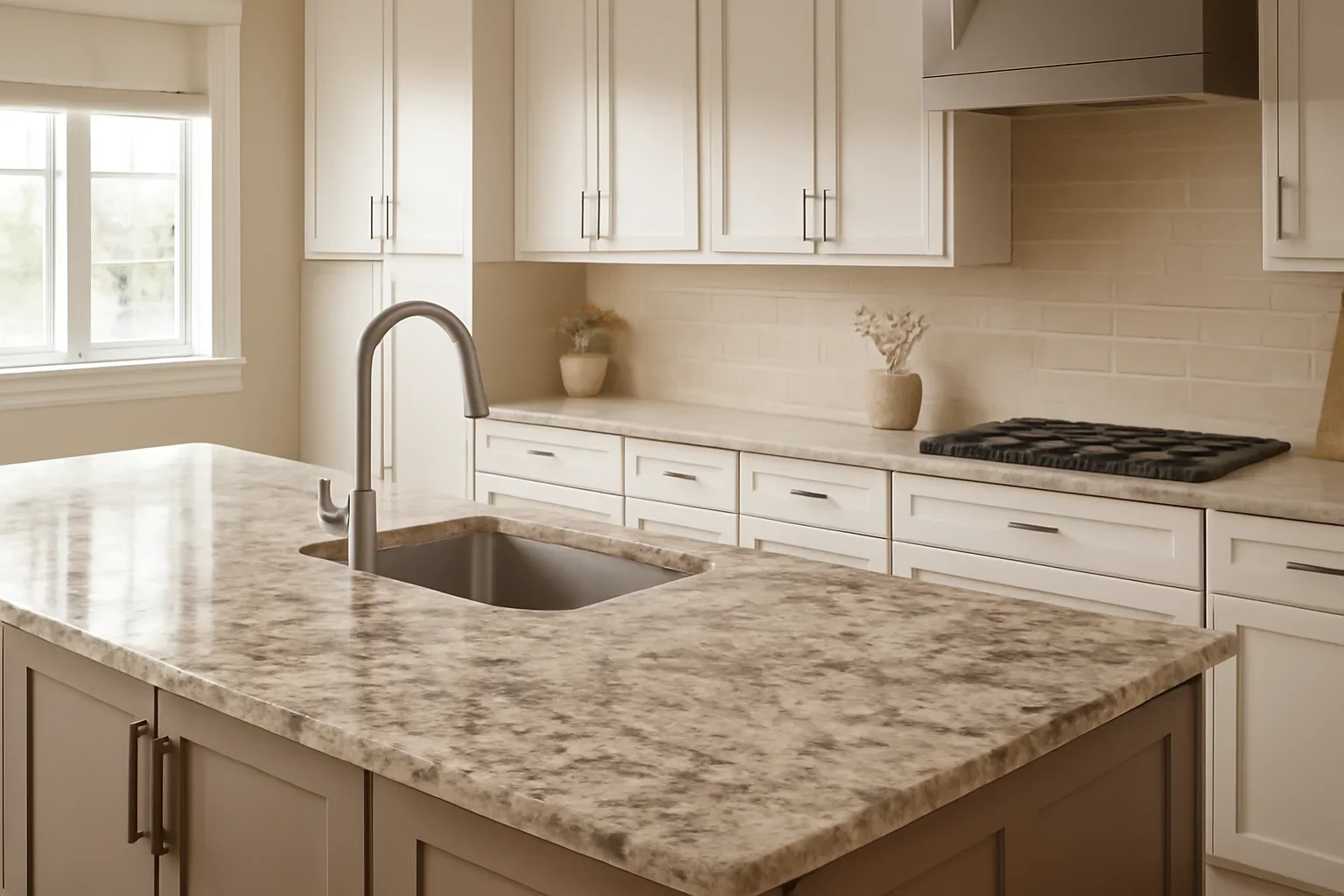 Quartz vs Granite for Ontario Homes planning inspiration with a finished kitchen or bathroom scene