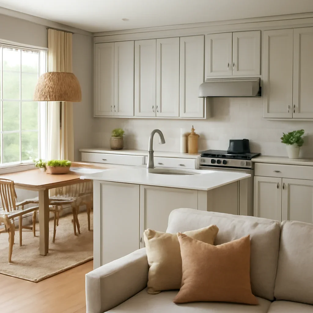 Showroom-Planned Family Kitchen completed room styled for comfortable daily living