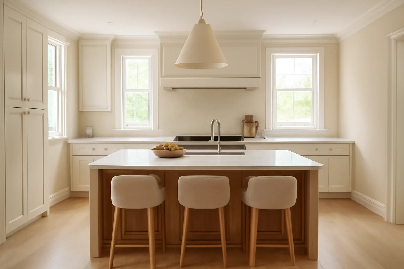 Showroom-Planned Family Kitchen design and renovation inspiration in a polished residential interior