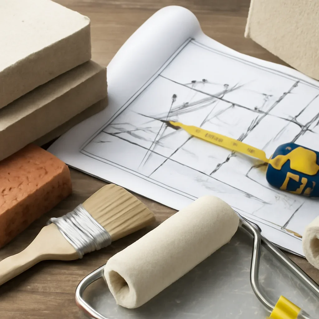 HTML Sitemap close-up image showing practical renovation details and materials